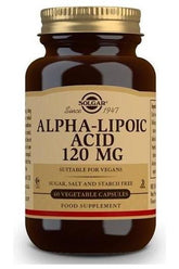 Solgar - Alpha-Lipoic Acid, 120mg - 60 vcaps - Nutri.se